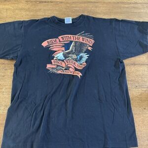 Vintage 1999 Bike Week Myrtle Beach  XL  T-Shirt Front And Back Graphics